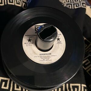 Billy Storm Goldfinger / Debbie and Mitch 7" 45 Loma WLP white label promo copy.